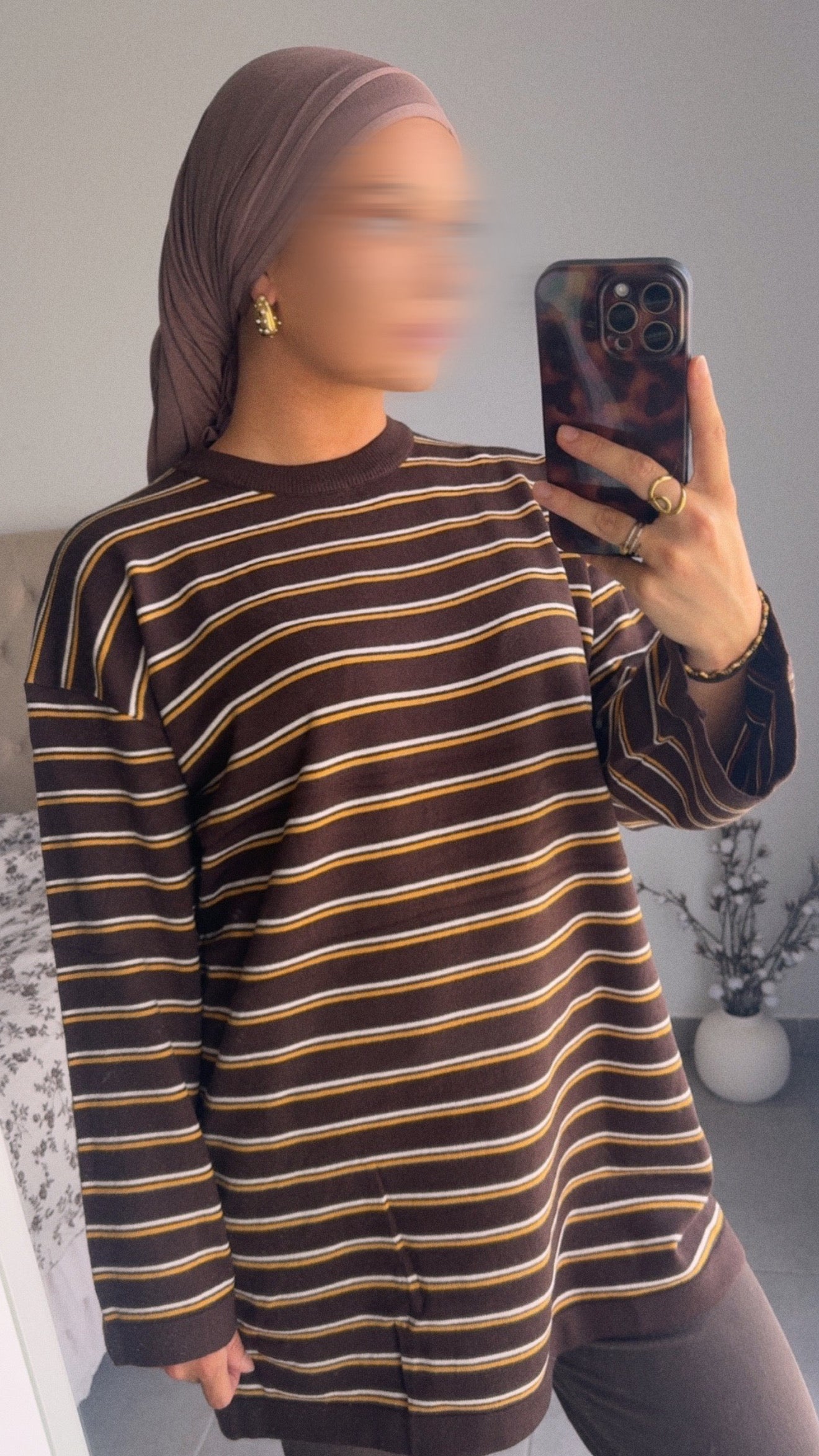 Pull rayé