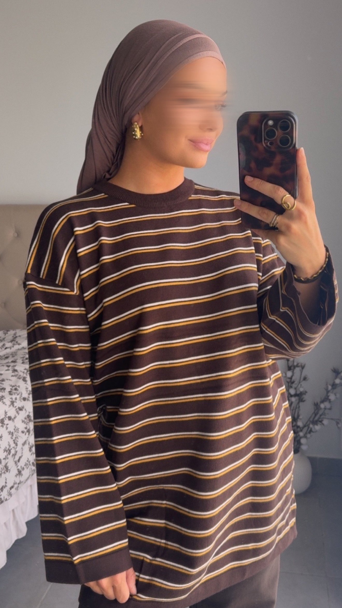 Pull rayé