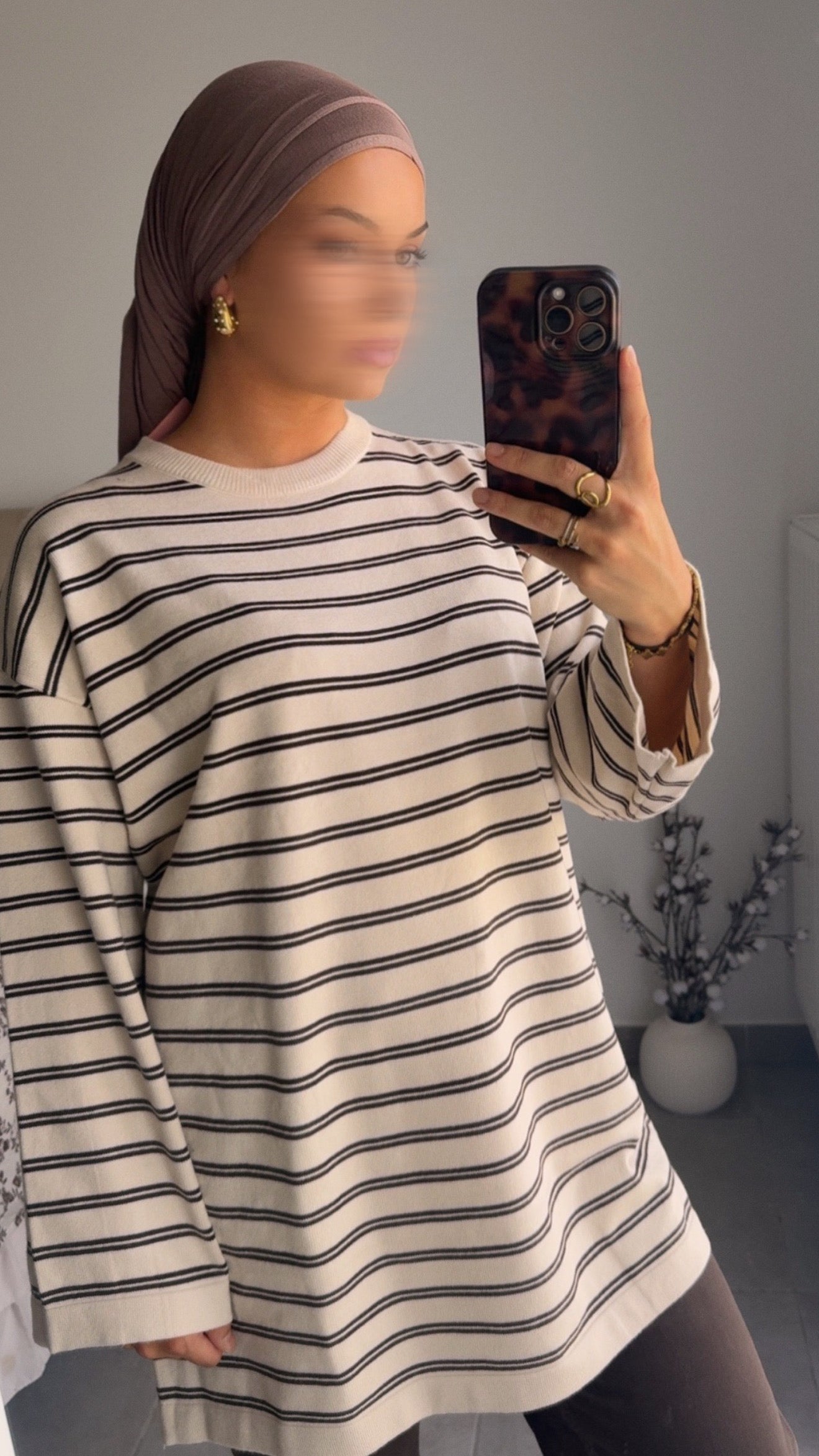 Pull rayé