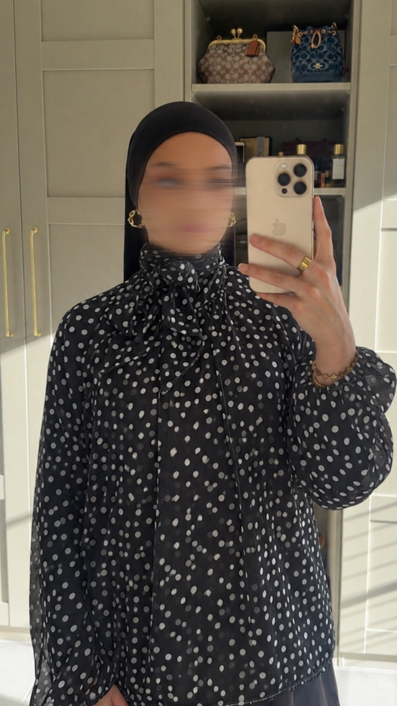 Blouse a pois