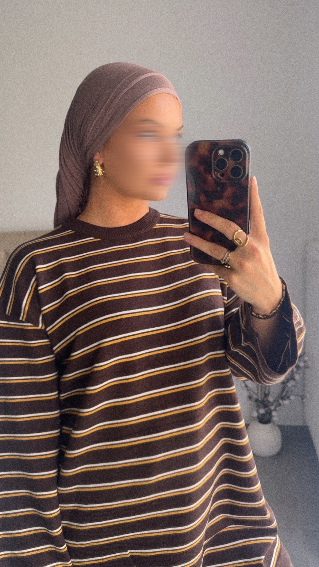 Pull rayé